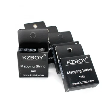 KZBOY Инструмент за измерване на Дизайна на веждите Microblading Доставя Предварително боядисани Черни 10 М/Ролкови Направления за създаване на веждите