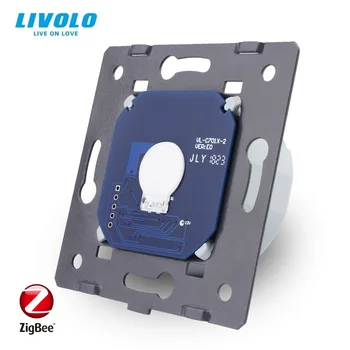 Базова такса Smart Switch стандарт Livolo ЕС ,Стенен прекъсвач ZigBee, Без Стъклен Панел,Работи с врата Livolo