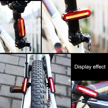 Велосипеден Фенер USB Акумулаторна батерия LED COB Колоездене Фаровете и Предната Лампа за Фенерче с Зарядно Кабел МТБ Аксесоари за велосипеди