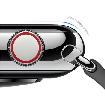 Screen protectors за Apple Watch 44 мм 38 мм 40 ММ 42 мм 3D Извит Край HD Закалено Стъкло Фолио за екрана iWatch серия 6 SE 3 4 5