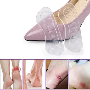 Меки силиконови гел стелки за жени на високи токчета, За да се грижа за краката Вмъква и възглавници Висока еластичност Невидима ортопедична стелка