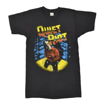 Реколта тениска на 80-Те години на Quiet Riot, Metal Health Списък Ab1№mt503