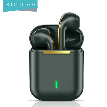 KUULAA TWS Безжични Слушалки Bluetooth Слушалка Настоящите Безжични Слушалки за iPhone 13 12 11 Pro Max Слушалки със сензорен контрол