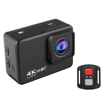 4K / 60 Кадъра в секунда WIFI Екшън-камера 170 градуса Широка EIS Подводна Водоустойчива Камера на Каската Go Sports Pro Vlog Камера