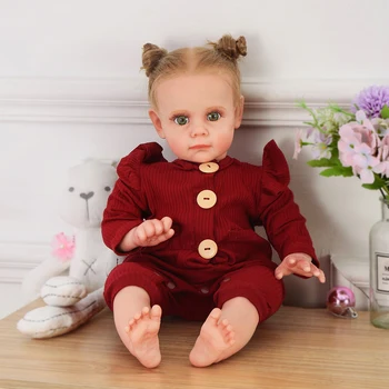 Руска доставка от 5 до 8 дни за доставка на 60 см 24 см изкуствена силиконовата кукла ръчно изработени