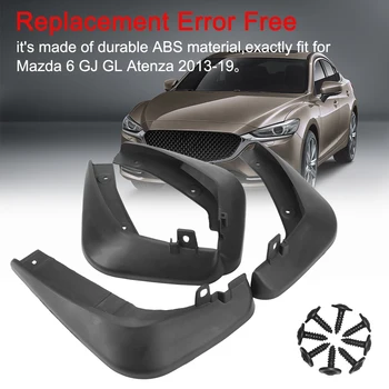 4 бр./компл. Калници ABS Крило на Предните и задните Калници автоаксесоари Калници за Mazda 6 GJ GL Atenza 2013-2019