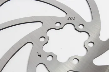 Висококачествени Ротори на дисковата спирачка за планински велосипеди 203 мм, включително болтове