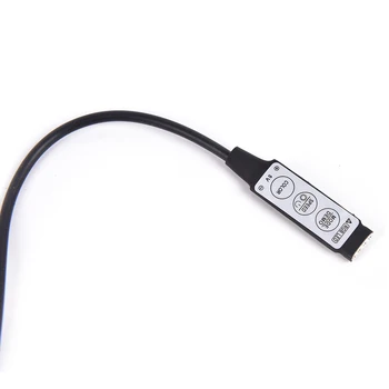 4-Пинов USB Конектор RGB Контролер DC5V Led Димер с 3 комбинации за 5 RGB Led USB-лентата 19 Динамични Режими За Led Ленти