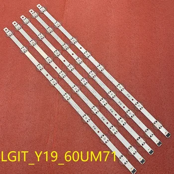 5 бр./компл. led лента на задното осветяване LG 60UM6950 60UM7100 60UM6900 LGIT_Y19_60UM71 EAV64732901