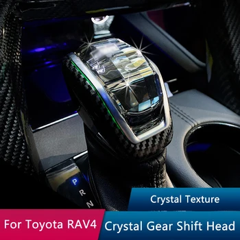 TAJIAN Авто Crystal скоростния Корона Защитна Капачка Капачка Декоративна Украса Авто Интериорни Аксесоари За Продажба на Toyota RAV4 20-21