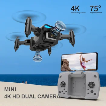 Нов Безпилотен KY906 Mini с 4K камера HD, WiFi FPV Телефонна управление с един ключ За връщане на Съхранение дистанционно управление RC Хеликоптер за детски подарък