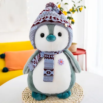 Детски Подаръци Плюшено Пингвин Меки Плюшени Играчки Сладък Животни Кукла