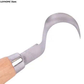 Направи си САМ Кука Нож Инструменти За Дърворезба Ергономична Дървообработваща Лъжица Здрава Крива За начинаещи Скульптурная От Неръждаема Стомана Професионална