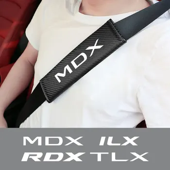 2 Бр. Автомобилен Стайлинг Колан Наплечная Подплата на Ръкав Защитен Калъф За Acura MDX V6 Aspec ILX RDX TLX SH-AWD VTEC Автоаксесоари