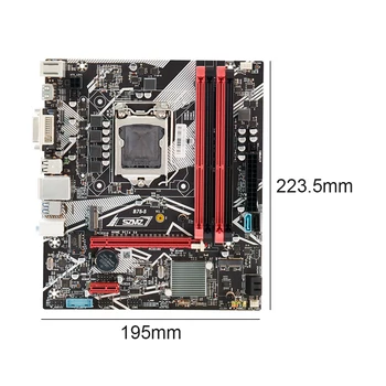 Дънна платка B75-S ATX PCI-E 16X DDR3 Процесор За LGA1155 USB3.0 HDMI-Съвместим+VGA Порт Такса Компютърни Игри Аксесоари