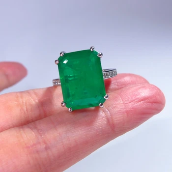KQDANCE е Създал 12*16 мм Изумруд Paraiba Турмалин Париба Скъпоценни Камъни диаманти с зелен/син Камък Бижута За жени 2021