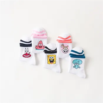 Модерен анимационен герой Сладки къси чорапи за жени Harajuku Корейски Kawai Ежедневни чорапи до щиколоток Хипстер Скейтборд Забавни Чорапи Дамски