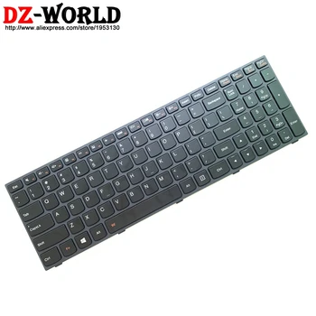 Нова оригинална черна клавиатура с подсветка на английски език за лаптоп Lenovo Flex2-15 серия Teclado 25214633 25214664