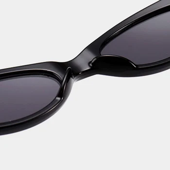 ONEVAN 2021 Ретро Слънчеви очила Дамски Луксозни Дизайнерски Очила Дамски/Мъжки Нюанси Тесни Розови Малки Слънчеви очила с кошачьим око UV400 Точки