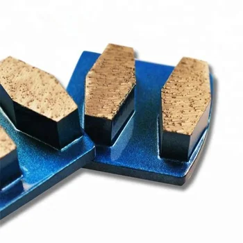 9 бр. Диамантени Шлифовъчни обувки Redi Lock Шлайфане диск с две сегменти на барабана за бетон и Терраццо Пол, за Husqvarna