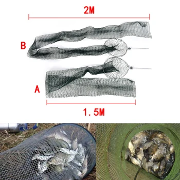 Риболовни Принадлежности Преносима Клетка За Риба бързо съхнещи Малки Сгънати Риболовни Принадлежности Мрежа
