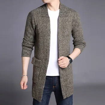 MRMT 2022 Съвсем Нови мъжки якета, Палта-пуловер средна дължина на Палтото чист цвят за мъже Палто-пуловер на Горно облекло