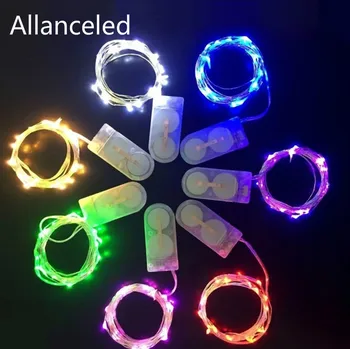 Коледна LED Струнни инструменти осветителни Тела, Медни проводници Светлина На Батерии Междузвездни Приказни Светлини За Декорация на Дома Сватбен Празник