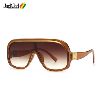 JackJad Модни Уникални Слънчеви очила с плосък покрив в стила на големи билбордове За мъже и жени Луксозни Реколта Класически маркови дизайнерски слънчеви очила 2189