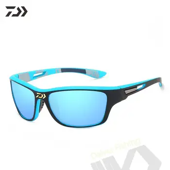 Очила за риболов Daiwa Поляризирани Ветроупорен Прахозащитен Риболовни Цветни Слънчеви очила с Uv400 за мъже 2020 Луксозна Мода Шофиране на мотор