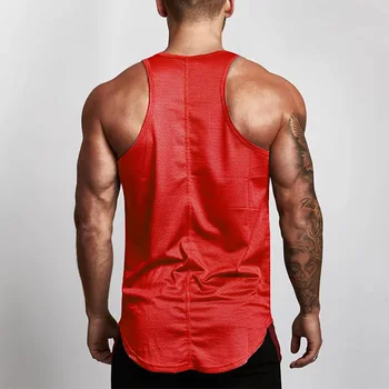 Нова марка дрехи 2021 г. майк за бодибилдинг фитнес зали стрингър майк за мъже фитнес майк за мускулите без ръкави, тениска за резервоар