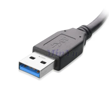 Черен 3-крак кабел USB 3.0 за Toshiba Canvio Desk Външен Твърд Диск 1 TB И 2 TB 3 TB, Canvio Basics 3.0 500 GB, 750 GB И 1 TB И 2 TB