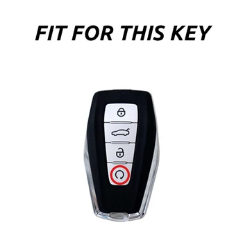 Калъф за ключове от кола Ключодържател Калъф за Geely Coolray Atlas Boyue NL3 Emgrand X7 EX7 suv GT GC9 Borui Кола Чанта и Аксесоари за подреждане