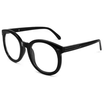 Очила за късогледство в негабаритной черна рамка GM слънчеви очила в черно дебела рамка, без лещи модни очила за украса