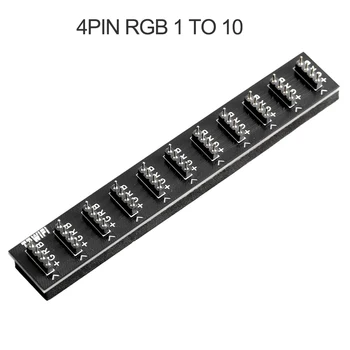 1БР 4PIN 5PIN от 1 до 2/3 конектор RGB ивица на RGBW led лента hub женски удължител за кабел за 10 мм RGB RGBW led лента