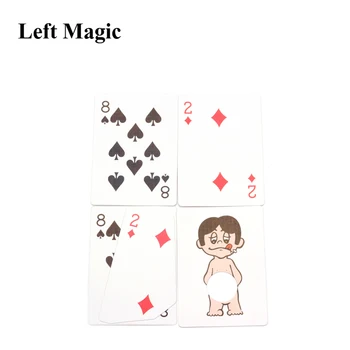 Забавни Джаджи Три Карти Чудо-Набор От Карти - Card Фокус Брус Весел Свят Три Карти Чудо-Набор От Магически Подпори