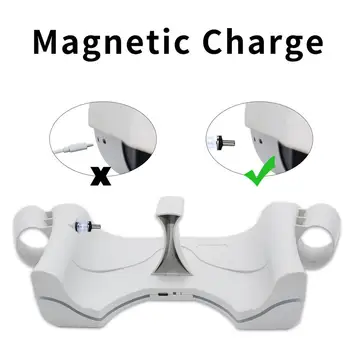 USB Магнитен Държач зарядно устройство Зарядно устройство За Oculus Quest 2 VR Аксесоари Type-c Бързо зарядно устройство, Поставка С Индикатор