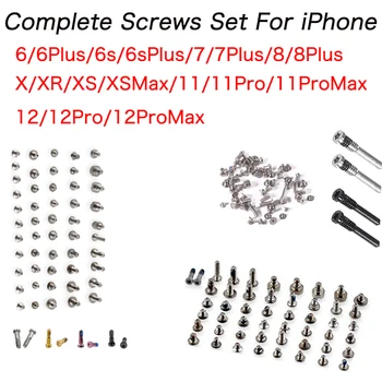 Пълен набор от вътрешни винтове за iPhone 6 6P 6s 6sPlus 7 7Plus 8 8Plus X XS XSMax 11 11Pro 11PoMax