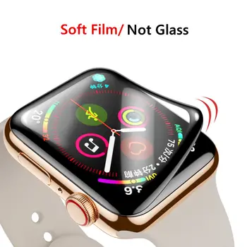 Екран Протектор за Apple Watch 45 мм 41 мм 41 45 мм iwatch Мека филм аксесоари за часа на apple watch серия 7