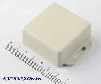20 бр/лот 51*51*20 мм стенни пластмасова кутия за електронен корпус от abs САМ калъф за проект само малка разпределителните скоростната изходна кутия