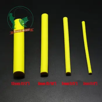 3 мм 5 мм, 8 мм, 12 мм, жълти бутилки за обвързване на мушек от стиропор парашютные багажник плаващи силози и покачивающиеся материали за връзване на мушек за удължен тялото