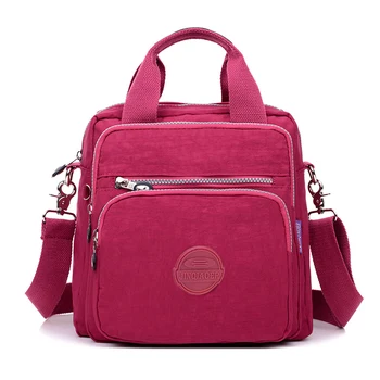 Висококачествен найлон Женски раница Ежедневни чанти за рамо за жени 2021 Голям капацитет Пътен раница Училищни чанти за момичета