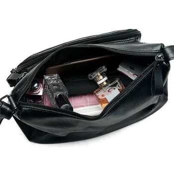 Дамска чанта за през рамото от мека Изкуствена Кожа, чанта на рамото Добро Качество, Чанта-месинджър, чантата с Малки размери, Дамски чанти