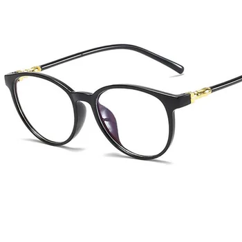 Свръхлеки Кръгли Пластмасови очила в рамки За жени Прозрачен оптични рамки за очила Модерен Кръгли Прозрачни Лещи 2021 Нови Модни очила