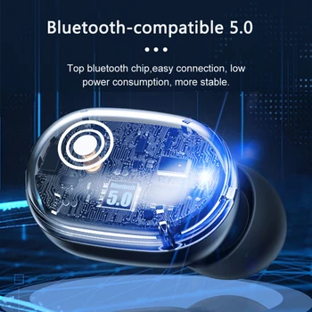 F911 CD Pattern Цвят на макаронени изделия В ухото Слушалки с едно Ухо Мини Безжични Слушалки Bluetooth-съвместими стерео слушалки