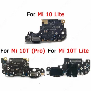 Оригиналната Таксата за Зареждане Usb За Xiaomi Mi 10 Lite 10T Pro Mi10 Mi10T кабел за зареждане Порт Конектор за Док-Станция За Печатни Платки Гъвкави Резервни Части