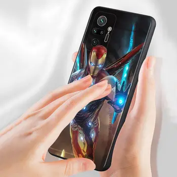 Калъф за телефон Marvel Ironman за Xiaomi Redmi Note 10 Pro 9 8 Т 9 Т 9 S 7 8 9 Pro Redmi 7 8 9 10 7A 8А 9А 9В 9 Т Кутията