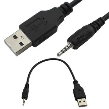Интерфейсен кабел за шпионски часа Кабел USB 2.0 Жак 2,5 mm Жак за прехвърляне на файлове към MP3/MP4 зареждане конвертиране на аудио кабел за пренос на данни Bluetooth