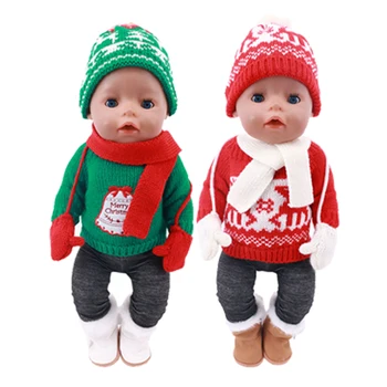 Дрехи За Куклите Baby Born е най-Добрият Коледен Подарък на Дядо Клаусу,Пуловер, Пола, Пижами, Подходящи за 18