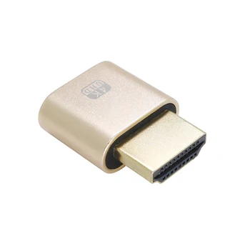 Виртуален Дисплей OULLX HDMI 4K DDC EDID Фиктивен Включете Мамят Виртуалния Адаптер Щепсела Виртуален Емулатор на Монитора за майнинга Биткоинов