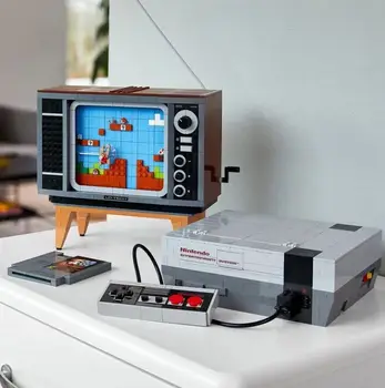 Нова Конзола Super Marioed NES Модел Развлекателна Система Nintendo Строителни Блокове Тухли Телевизионна Игра, Детски Играчки За Деца Подаръци